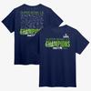 Seattle Seahawks Super Bowl LX Mistrzowie Kadra Podpisów Koszulka Unisex S-5XL