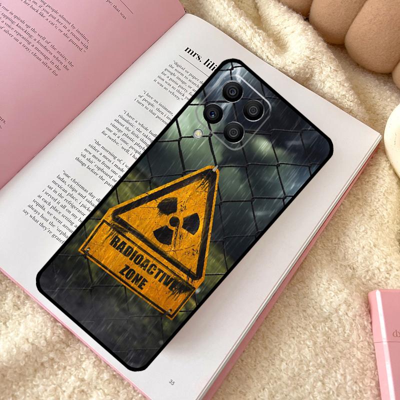 Nuclear Radiation Emblem Case For Samsung Galaxy M12 M14 M11 M13 M15 M06 M16 M36 M56 M31 M53 M32 M52 M35 M55 M34 M54