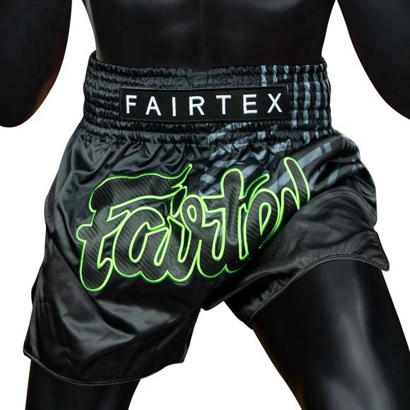Fairtex Muay Thai Racingshorts BS1924 Svart/Grön M