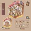 Micro Ink 3D Cartoon Decompression Stickers for DIY Miniature Scene Journals