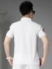European Style Trendy Badge Embroidered Polo Shirt Men's Turn-Down Collar Short-Sleeve T-Shirt Men's 2025 New Summer Top