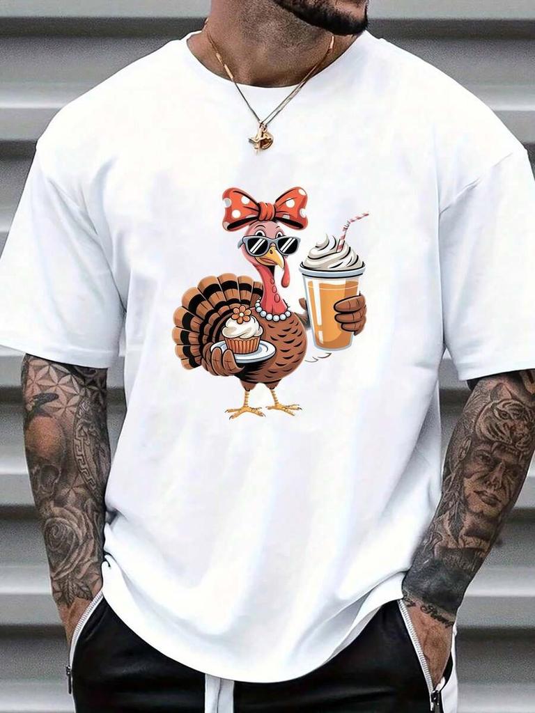 Sassy Turkey Pumpkin Spice Pie Thanksgiving Unisex T-Shirt