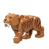 MOC Animals Building Block Goat Sheep Parrot Otter Cow Dog Pet Cat Panda Leopard Tiger Pig Zoo Deer Bear Eagle Bricks Toys Gift