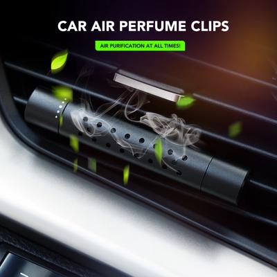 1 pieza Perfume para Coche Clip para Perfume de Salida de Aire con 3 Aromas Barra Sólida de Aromaterapia Ambientador Ajustable