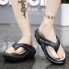 Fashion Men's Outdoor Indoor Thick Bottom Flip Flops Male Students Walking Casual Footwear Water Shoes