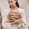 2025 New Genuine Leather Small Bag Versatile Texture Soft Cowhide Small Square Bag Fashionable Shoulder Bag Stylish Commuter Crossbody Bag