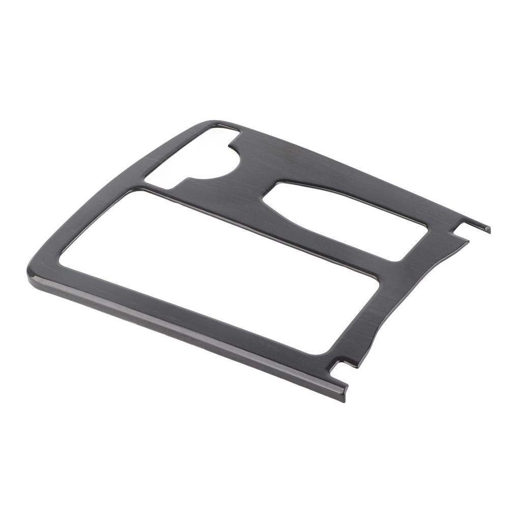Central Console Cup Holder Frame Fit for Benz C Class W204 08‑13 Black Wood Grain Right‑Hand Driving