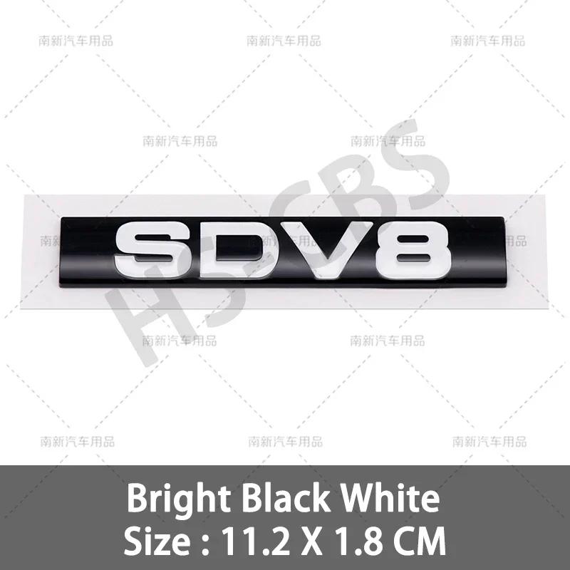 3D ABS HSE Luksusowy Znak SCV6 SCV8 SDV6 SDV8 Emblemat Tylnej Klapy Bagażnika Naklejki na Błotniki Samochodowe Do Discovery Velar Range Rover