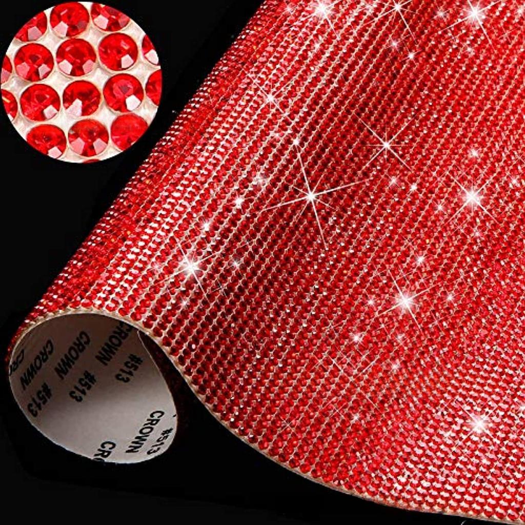 5 Hojas Brillantes Pegatinas de Diamantes de Pedrería de Cristal Autoadhesivas 2 mm Gemas Brillantes Manualidades DIY Decoración para Coche Teléfono Suministros de Costura