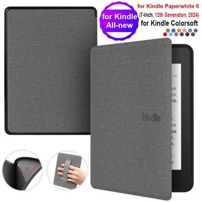 With Hand Support eReader Cover for Kindle Paperwhite 2024 7 Inch (12th Generation)
