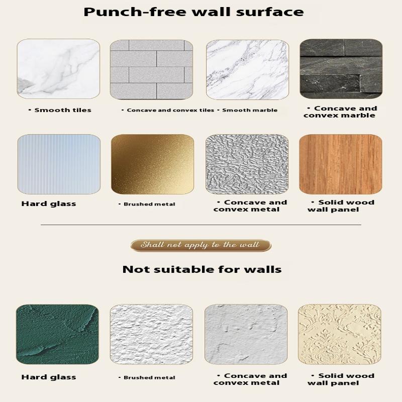 Space Aluminum Bathroom Hook No Drilling Strong Adhesive Coat Hook For Bathroom Kitchen Wall Mounted Clothes Hanger