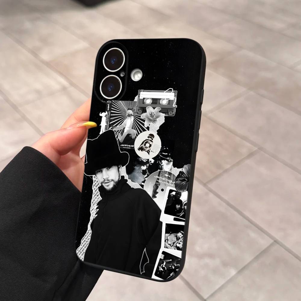 Rock Band J-jamiroquais Phone Case For IPhone 17 16 15 14 13 12 11 Pro Max Plus Mini Soft Black Cover