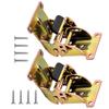 2pcs Locking Folding Hinges Concealed for Cabinets and Door Sturdy Iron Portable Furniture Hardware Easy Installion