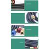 Set of 3 AC Refrigerant Hose Set Manifold Gauge Hose Natural Rubber Material Air Conditioning Refrigerant Filling Hoses