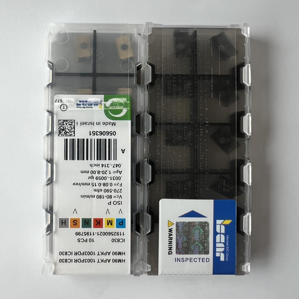 ISCAR / HM90APKT1003PDR IC830 / Industrial indexable carbide inserts 10 Pcs