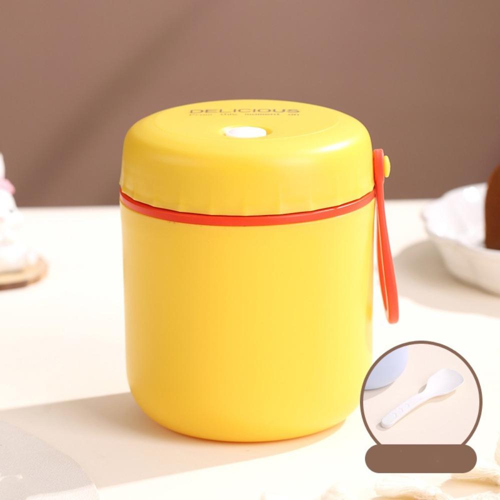 Leak-Proof Thermal Food Container with Spoon Insulated Soup Cup Insulated Container For Kids