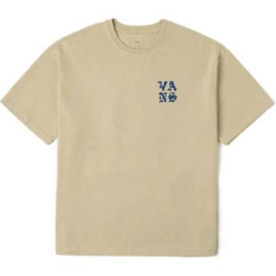 Bequemes Mode-Rundhals-Kurzarm-T-Shirt Unisex Tops Haferflocken VN000NJC2N1