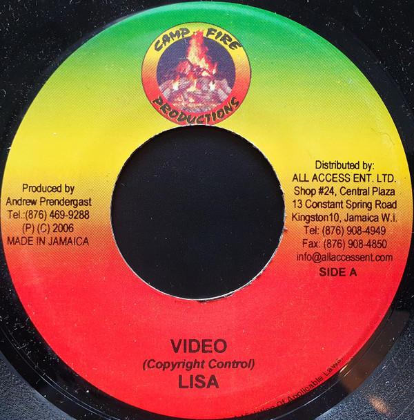

7inch Record LISA - Video NONE Camp Fire Produ 2006 Jamaica Reggae, Ska & Dub Used