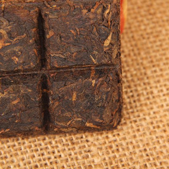 50g Yunnan Ripe Tea Large Leaves Pu'er Pu-erh Health Tea Brick