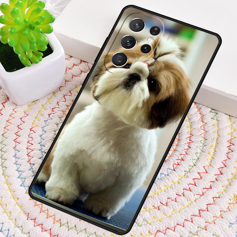 Shih Tzu Dog TPU Phone Case For Samsung Galaxy note 10 pro S26 S25 S24 S23 S22 Ultra Plus S21 FE S20 Shockproof Cover