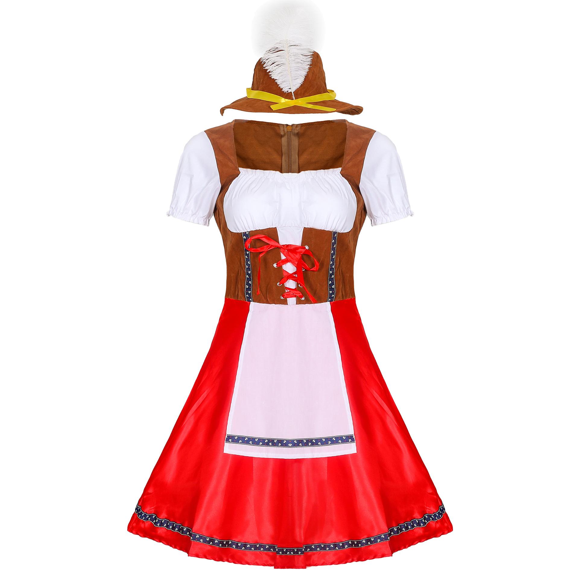 

Cowgirl Beer Festival Costume Copay Beer Costume Germany Munich Festival Stage Performance Costume average code