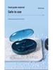 Dual-Layer Magnetic Retainer Box with Mirror - Portable Denture Storage