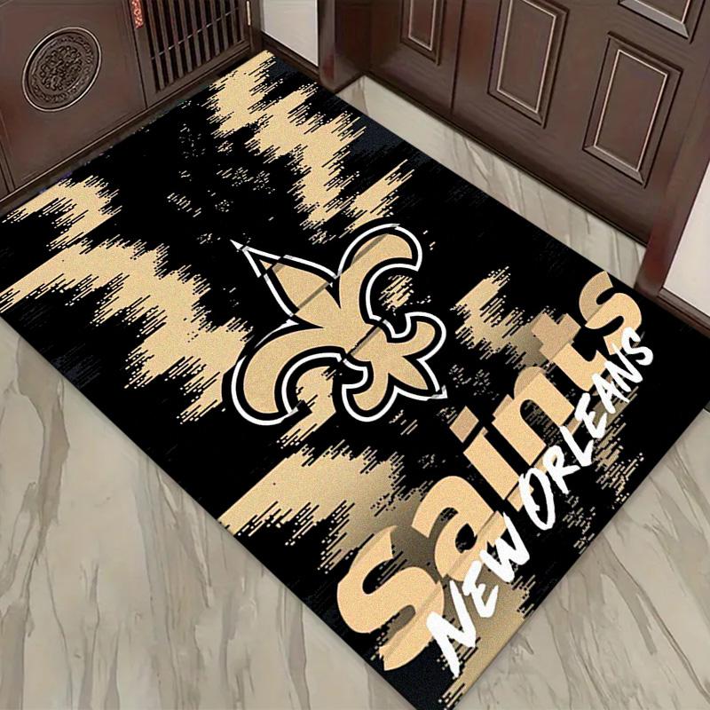 New Orleans Saints Carpet Rug for Living Room Bedroom Home Sofa Decoration,Kids play Non-slip Floor Mat