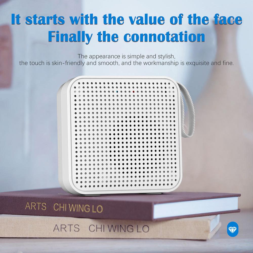 Mini Wireless Bluetooth Speaker with FM Radio, TF Card Slot & TWS Dual Pairing, Portable for Outdoor Travel