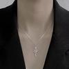 Spirit snake necklace female ins style niche light luxury high-end design year of the snake zodiac fashion simple collarbone chain