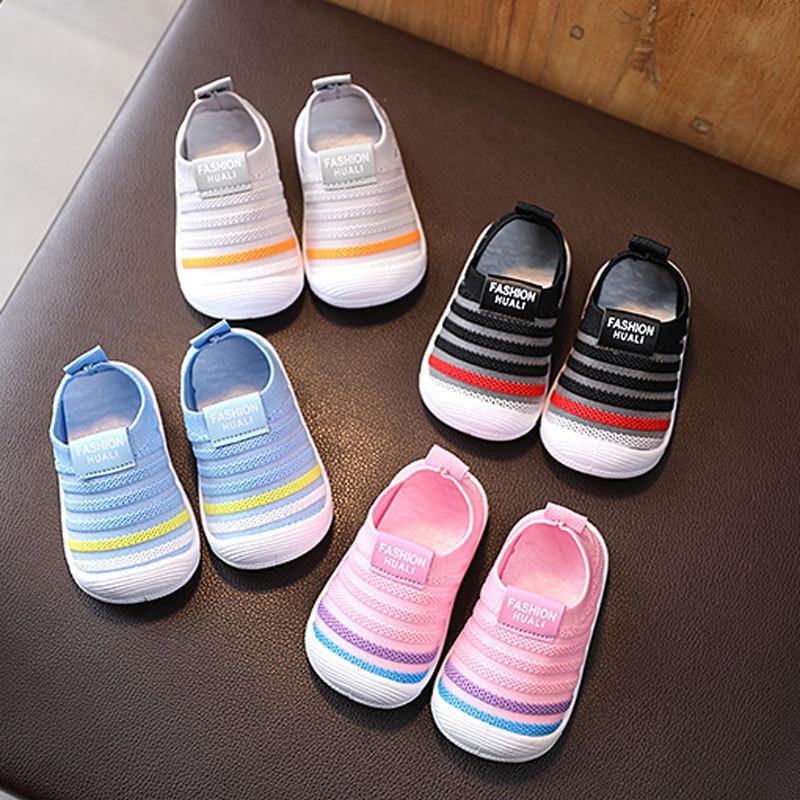 Infant Walking Shoes Baby Soft-Soled Non-Slip Unisex Cloth Shoes for Indoor & Outdoor Use Cute Soft Shoes for Kids