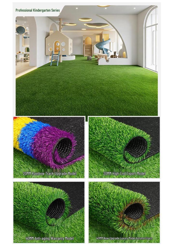 Thick Outdoor Artificial Grass Carpet Mat