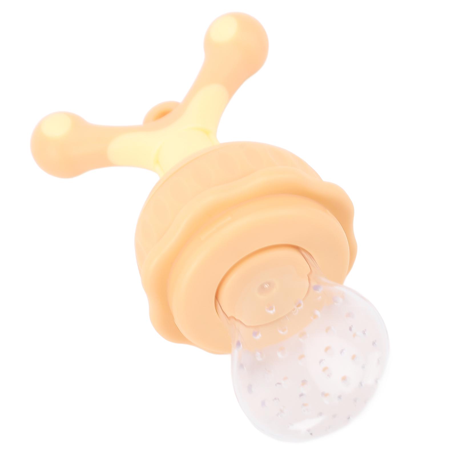 

Baby Fruit Food Feeder Pacifier for Infant Self Feeding Fine Holes Detachable Silicone Baby Teething Mesh Feeder