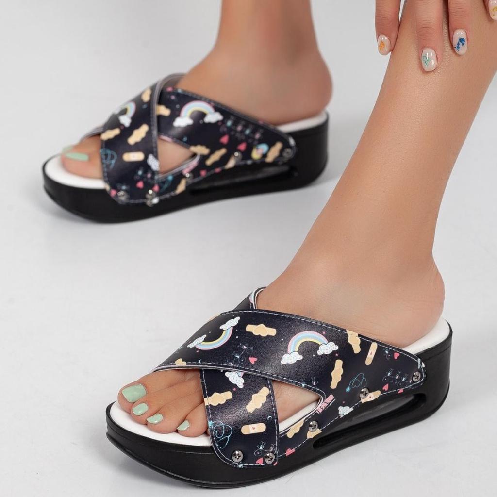 Pantofole da Donna Nuove Sabot Ortopedici Sandali Base Ortopedica Infermiere Medico Ospedale Medico Casual Qualità Morbido Comfort Antiscivolo Zoccolo