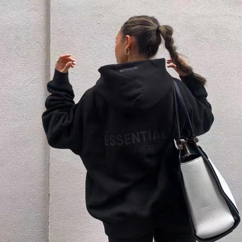 Férfi túlméretezett kapucnis pulóver Streetwear laza fazon pamut keverék pulóver őszi hétköznapi viselet