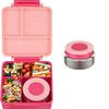 Stainless Steel Bowl Lunch Box Plastic Dinner Plate Can Be Heated In Microwave Oven Divided Bento Lunch Box