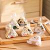 50Pcs Cartoon Pattern Japanese Triangle Seaweed Onigiri Wrappers Sushi Bento Disposable Packing Bags Making Mold Bento Accessory