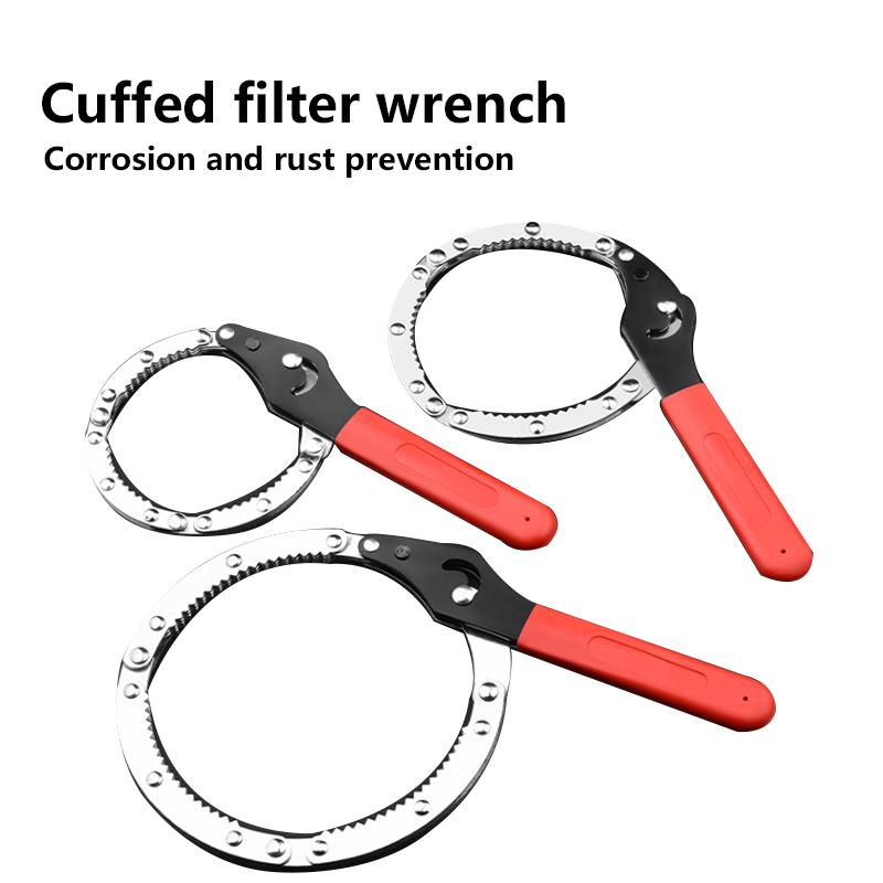 8/12 Pollici 1 Pz Regolabile Veicolo Auto Motore Olio Filtro Catena Impugnatura Chiave Strumenti Rimozione Accessori Auto