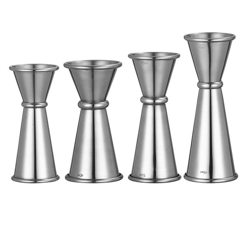 Multiple Size Stainless Steel Bar Cocktail Jigger Bar Measures Cocktail Drink Jigger Bar Tools Bar Accessories
