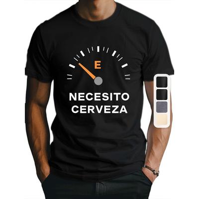 I NEED BEER Fitted Men's T-Shirt, Sweat-wicking and Freedom of Movement
