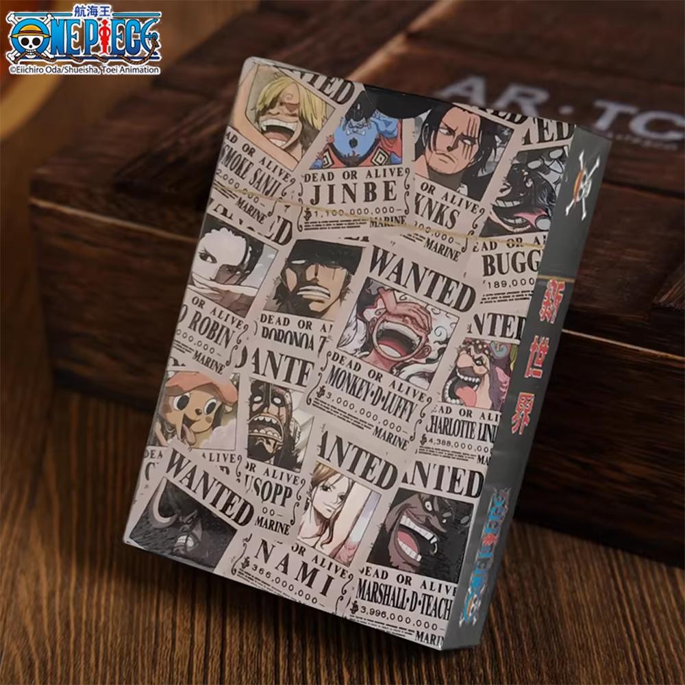 1 pz Poster Ufficiale Wanted One Piece Nuovo Mondo Carte da Gioco | Anime per Feste & Collezionisti | Gioco Antistress & Regalo Ideale.