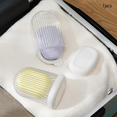 Travel Soap Container Bar Holder with Lid Keep Dry Tabletop Bathroom Dish Leakproof