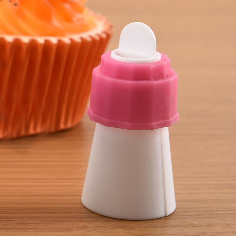 Icing Piping Bag Nozzle Converter Two-color Monochrome Cream Coupler Pastry Nozzles DIY Cup Cake Baking Decorating Tips Set