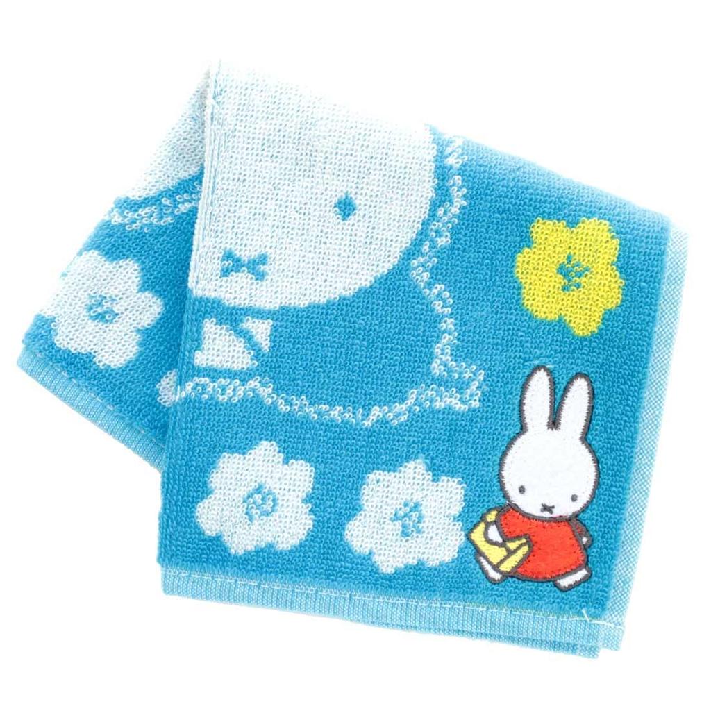 Miffy Towel Bruna Color Hand Product Handkerchief, (Blue), Women's, Towel, Approx. 25cm, Number 000195-0020-01