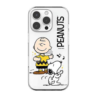 Snoopy & Charlie Rajzfilm Átlátszó tok iPhone 17 Pro Max-hoz