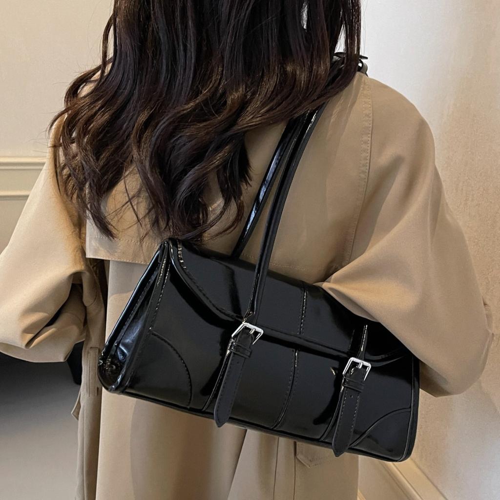 Crying Bag New Fashion High Texture French Simple Shoulder Bag Women Versatile Underarm Small Square Bag Women