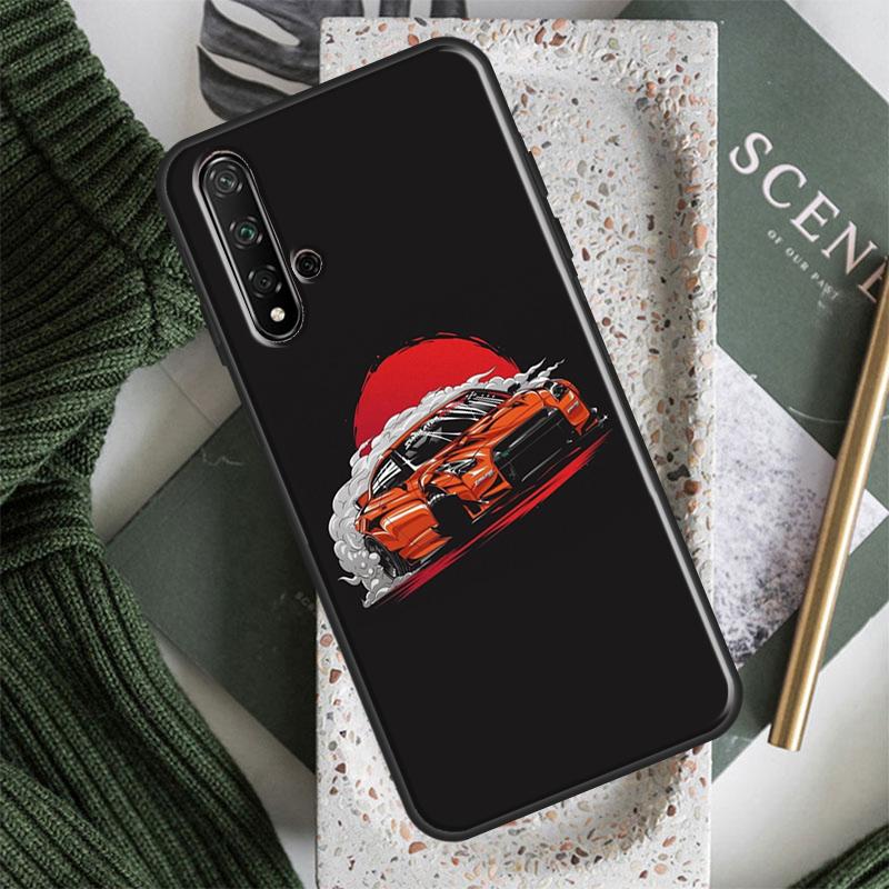 Japan JDM Car For Huawei Nova 7i 8i 11i 12i 12s 9 10 SE Y91 Y90 Y60 Y70 Y72 Y61 P30 P40 Lite P60 Pro Case