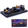 Bburago 1:43 F1 Red Bull Racing Rb19 Miami Gp  1# Max Verstappen 11# Sergio Perez Alloy Car Die Cast Model
