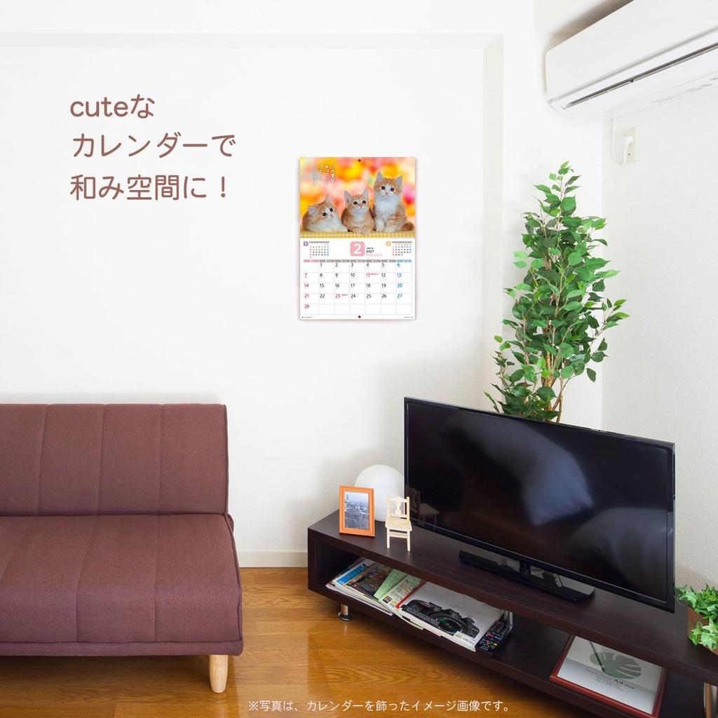 Active Corporation 2027 Wall Calendar Because I'm a Cat (Datte Neko Damono) 27ACL-66 Cute Cat Photos and Senryu Japanese Sunday Start
