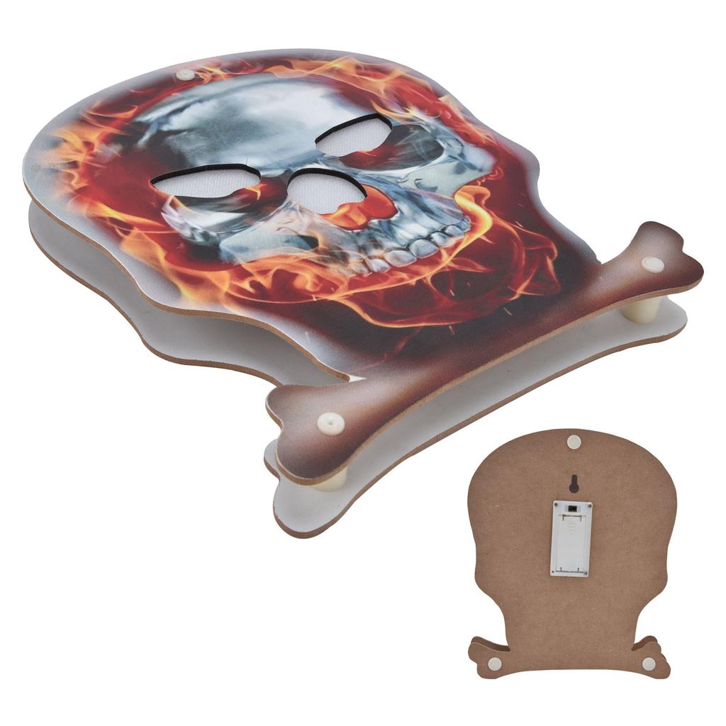Skeleton Lights Mini Portable Energy Saving Horror Ambient LED Skull Head Halloween Decoration