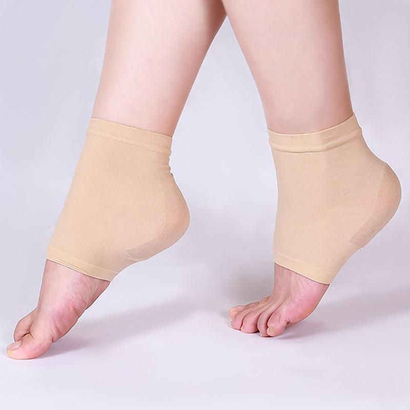2Pcs Gel Moisturizing Heel Socks Spa Sock For Foot Care Gel Heel Socks